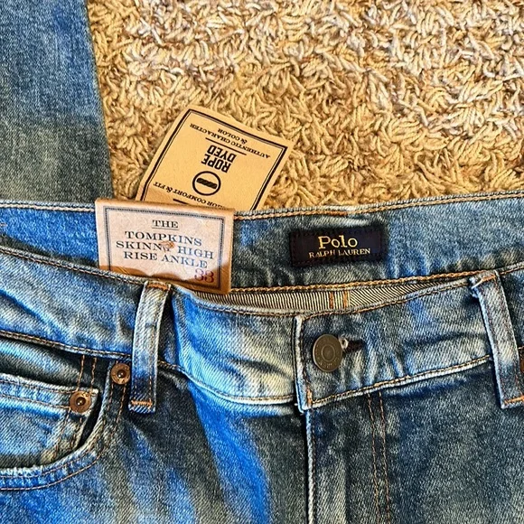 Polo Ralph Lauren- The Tompkins High Rise Ankle Skinny Jeans - Size 33